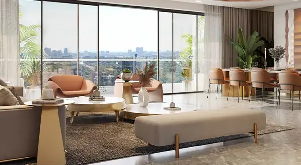 Exterior view of Godrej Worli in Mumbai