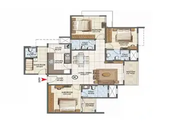 3 BHK Godrej Trilogy